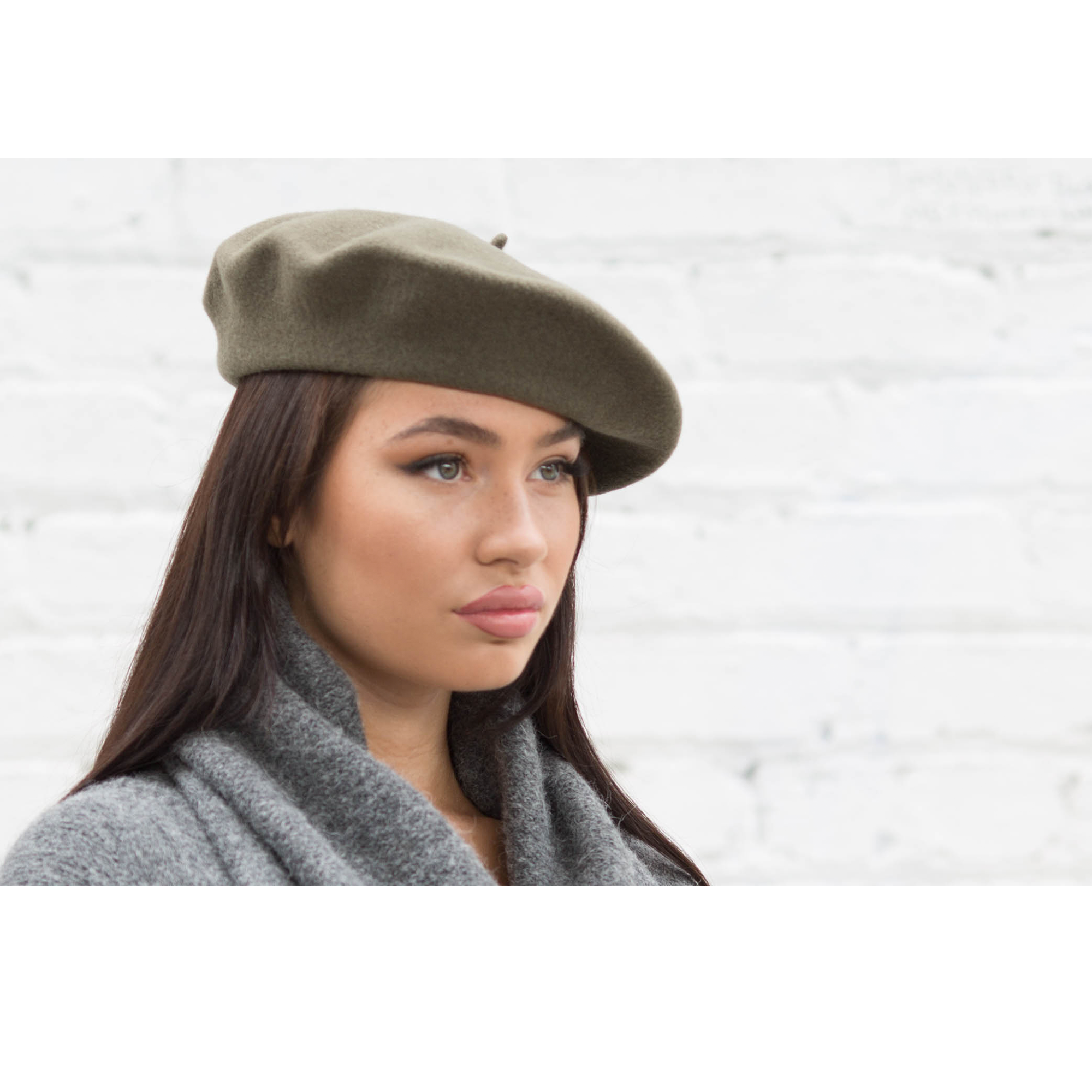 Goorin Bros. Ivan Budsky Olive beret womens styling