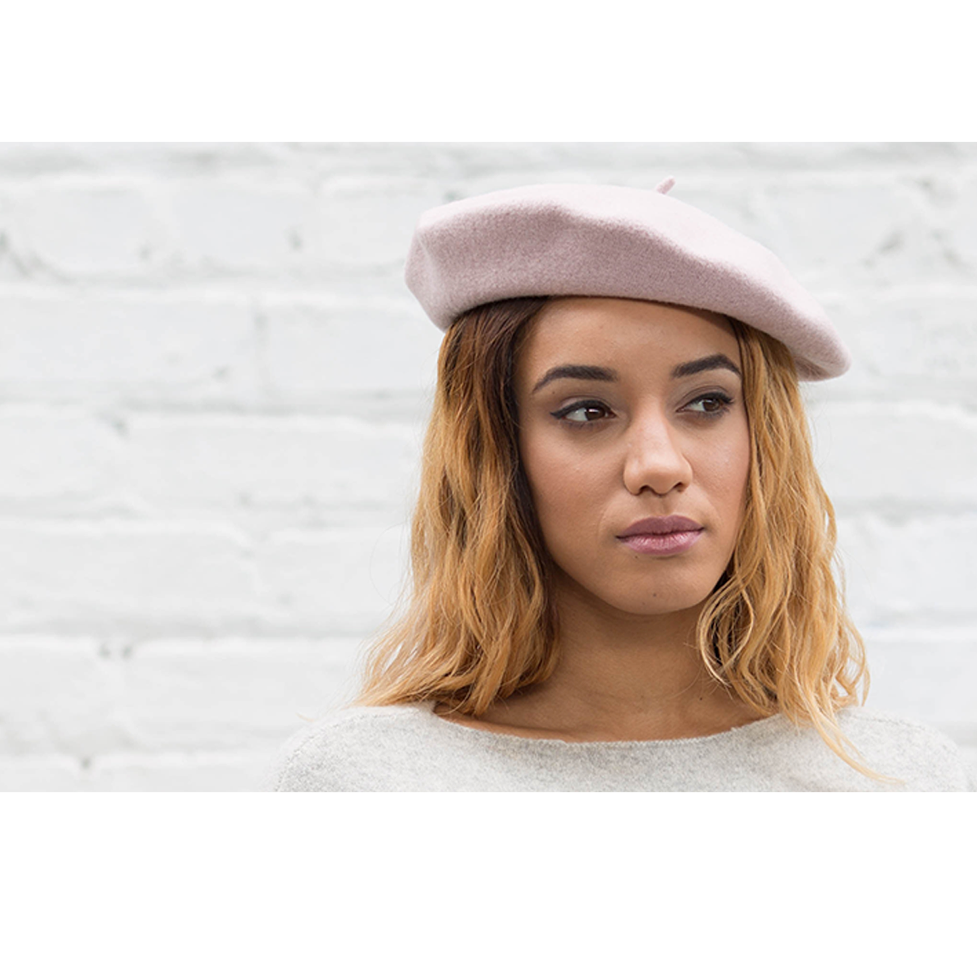 Goorin Bros. Ivan Budsky Pink beret womens styling