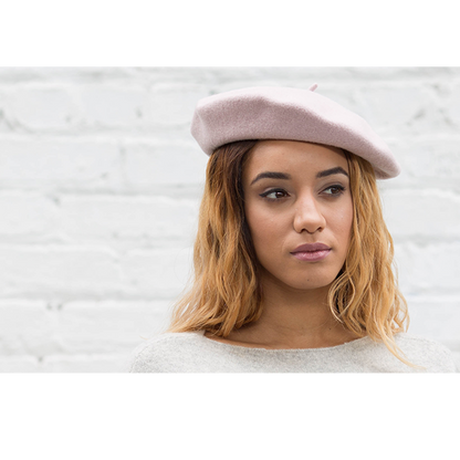Goorin Bros. Ivan Budsky Pink beret womens styling
