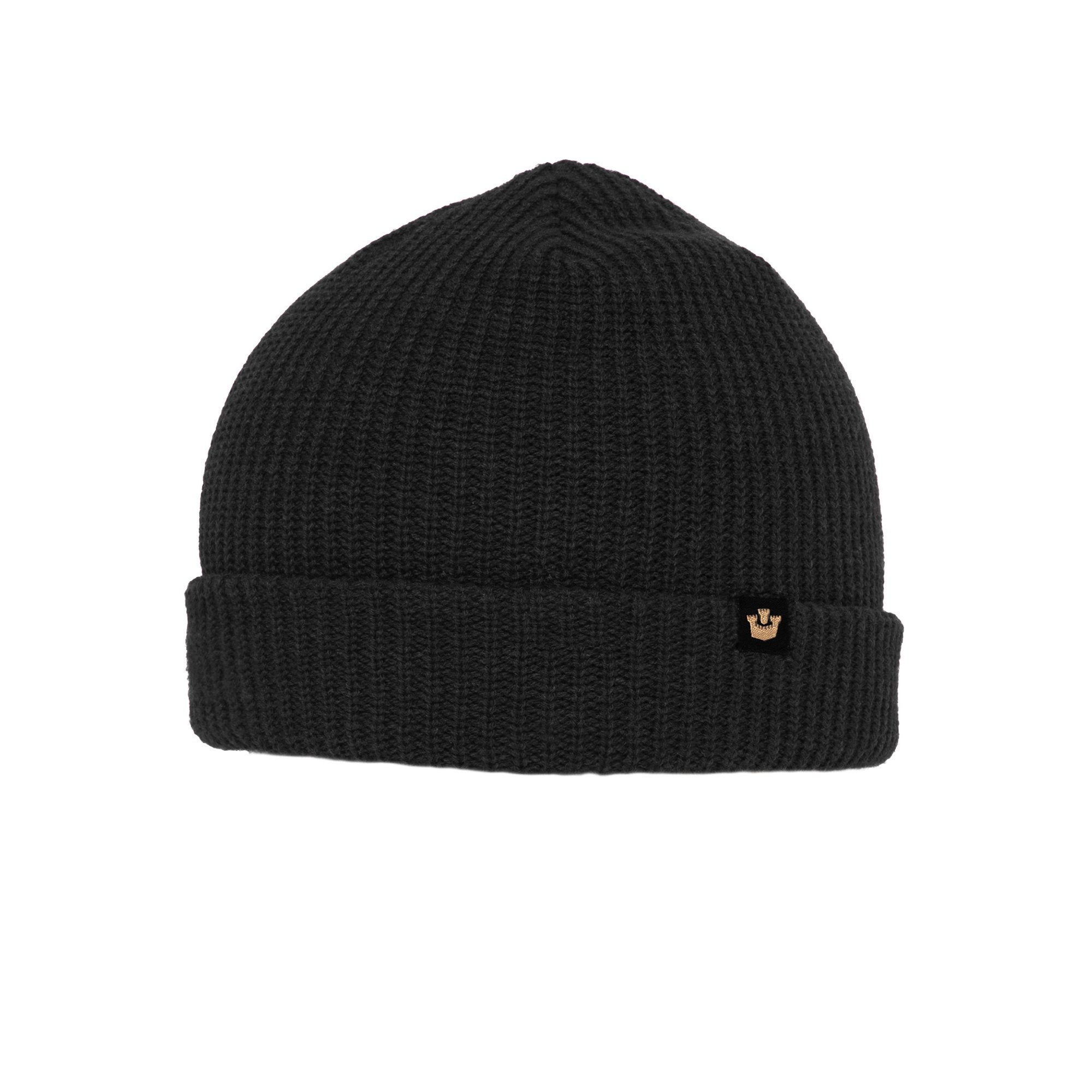 Goorin Bros. air to fakie acrylic ribbed beanie Black left side view