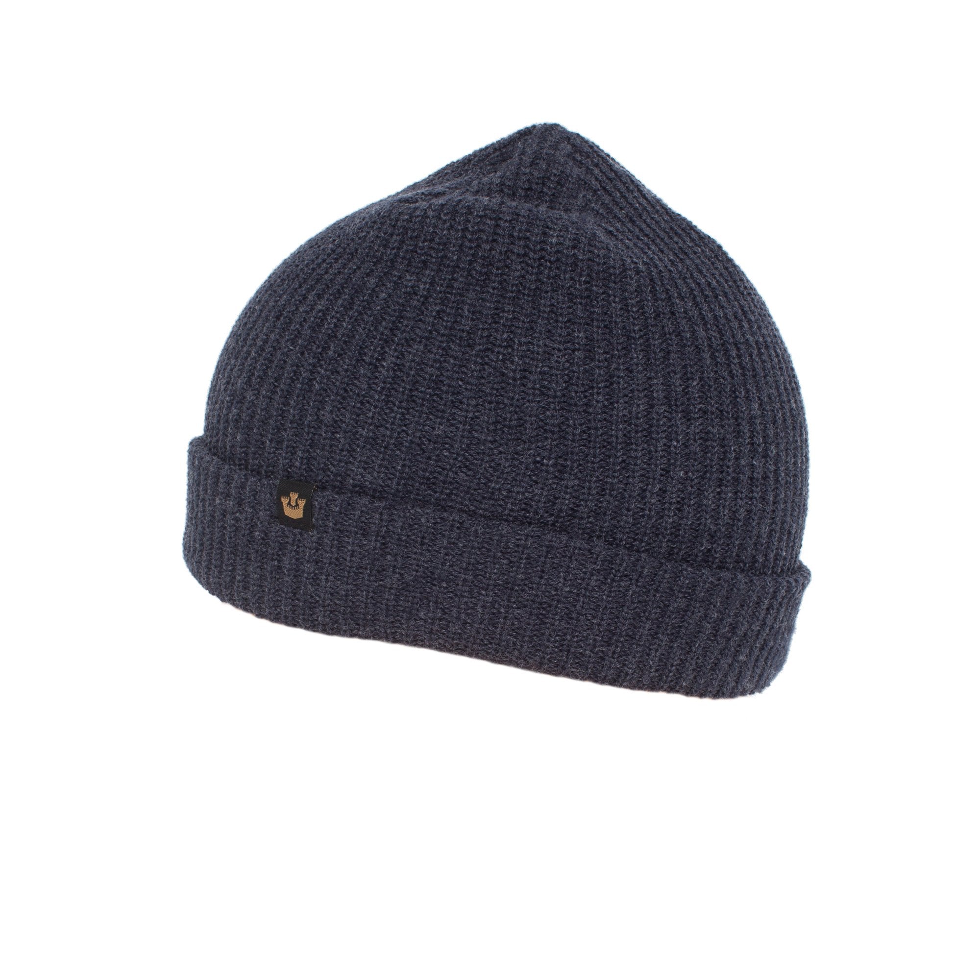 Goorin Bros. air to fakie acrylic ribbed beanie Navy side view