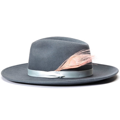 Goorin Bros. peacock party feather Pink left side view
