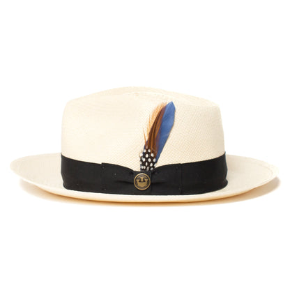Goorin Bros. calypso feather Slate left side view