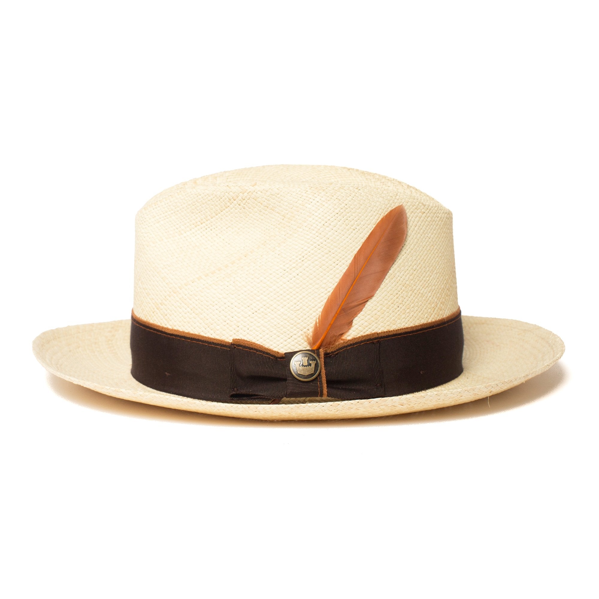 Goorin Bros. jet feather Orange left side view