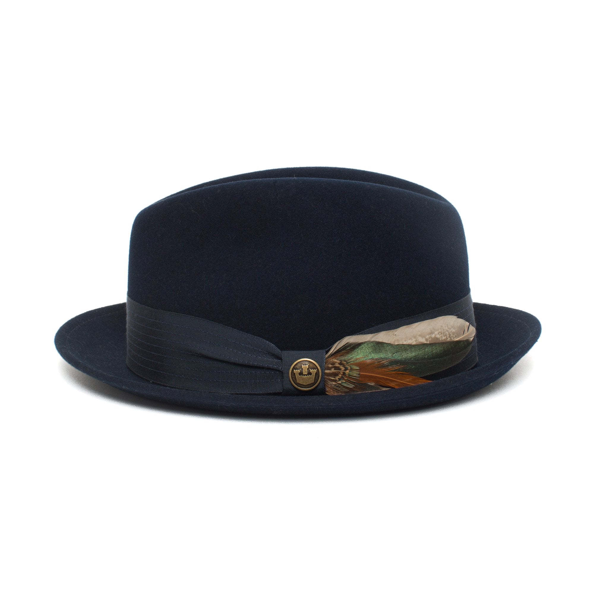 Goorin Bros. bonbon feather Brown left side view