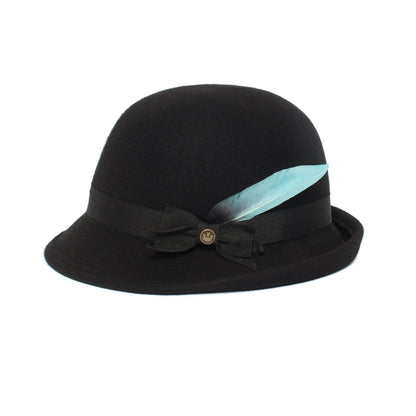 Goorin Bros. bluella feather Blue left side view