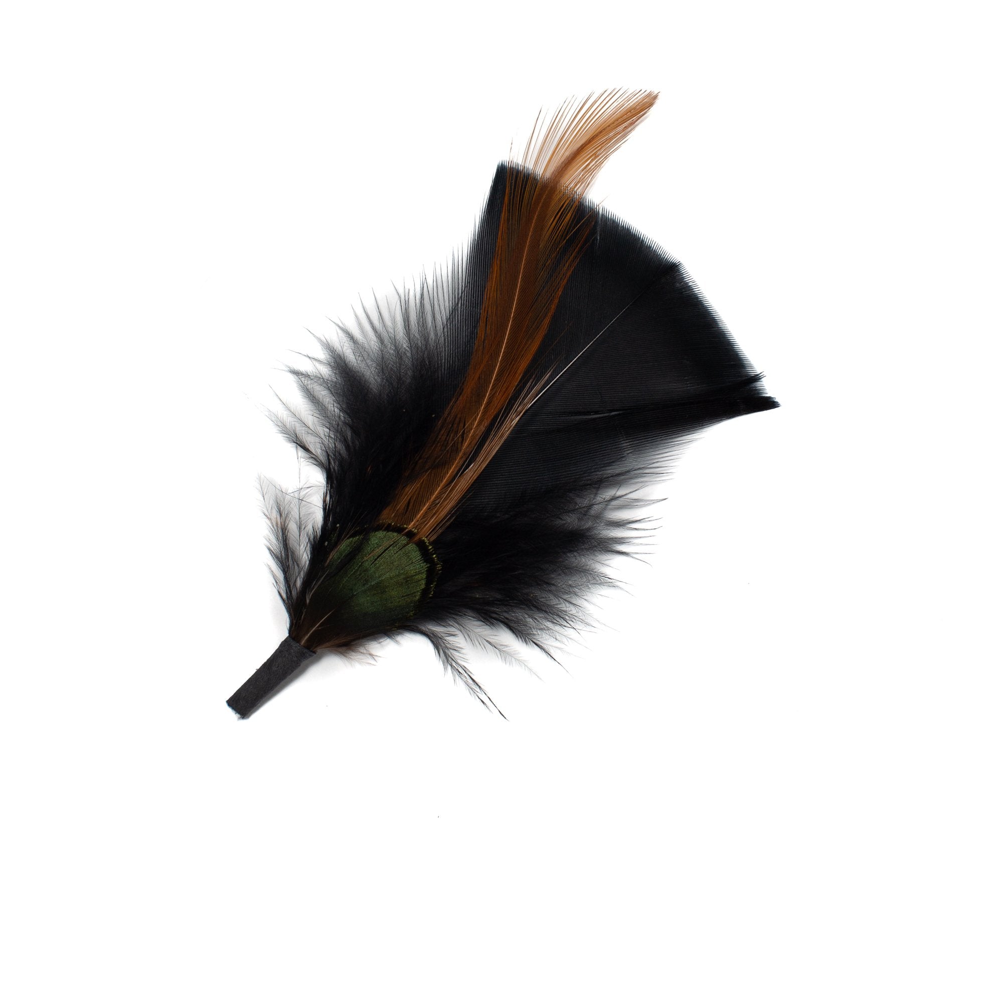 Goorin Bros. jay sparky feather Black front view