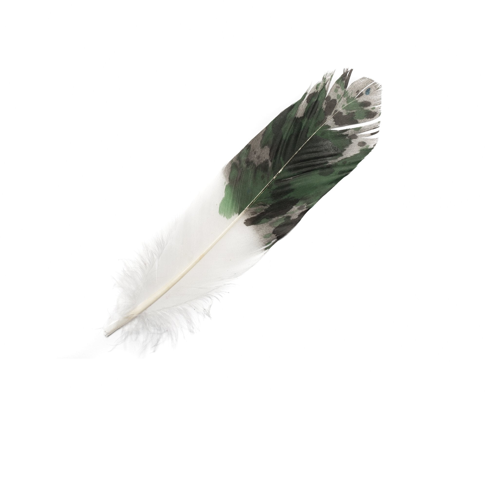 Goorin Bros. mooka feather Green front view