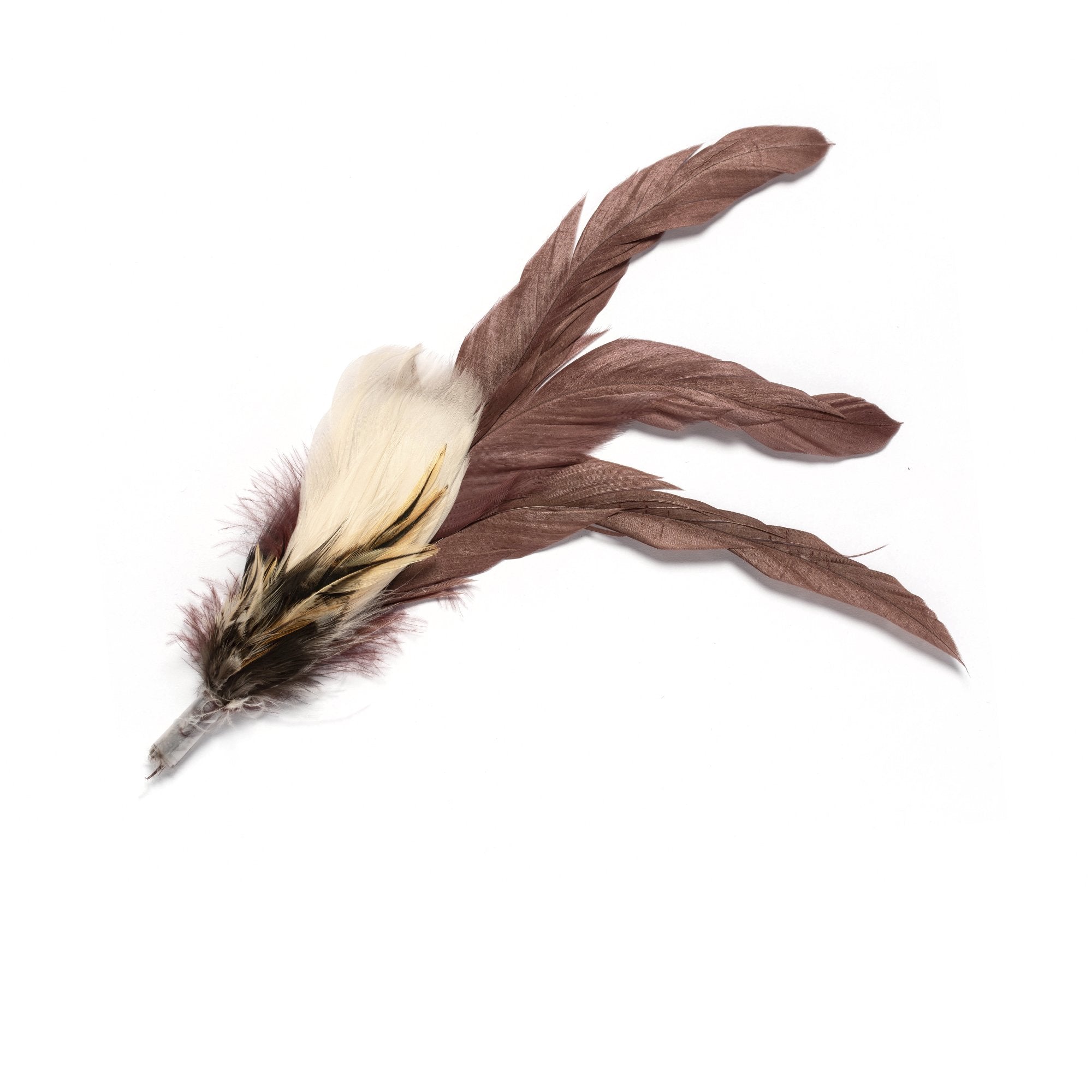 Goorin Bros. mauve over there feather Mauve front view