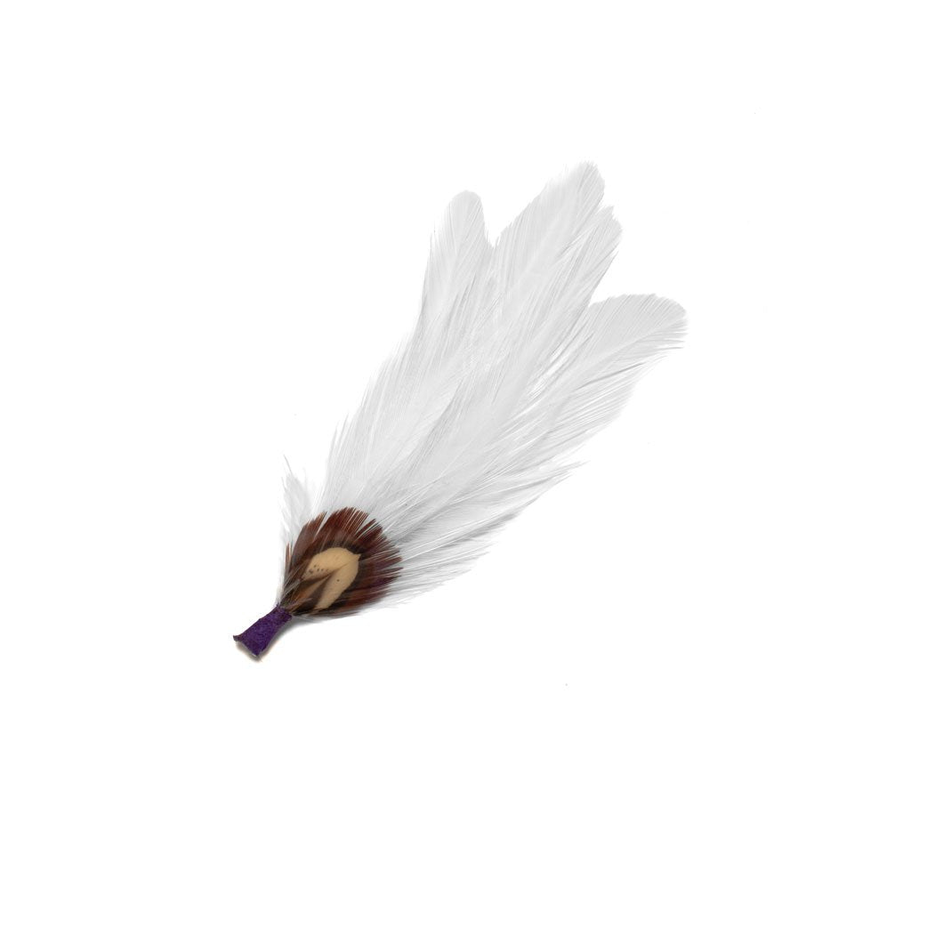 Goorin Bros. crystal cleo feather White front view
