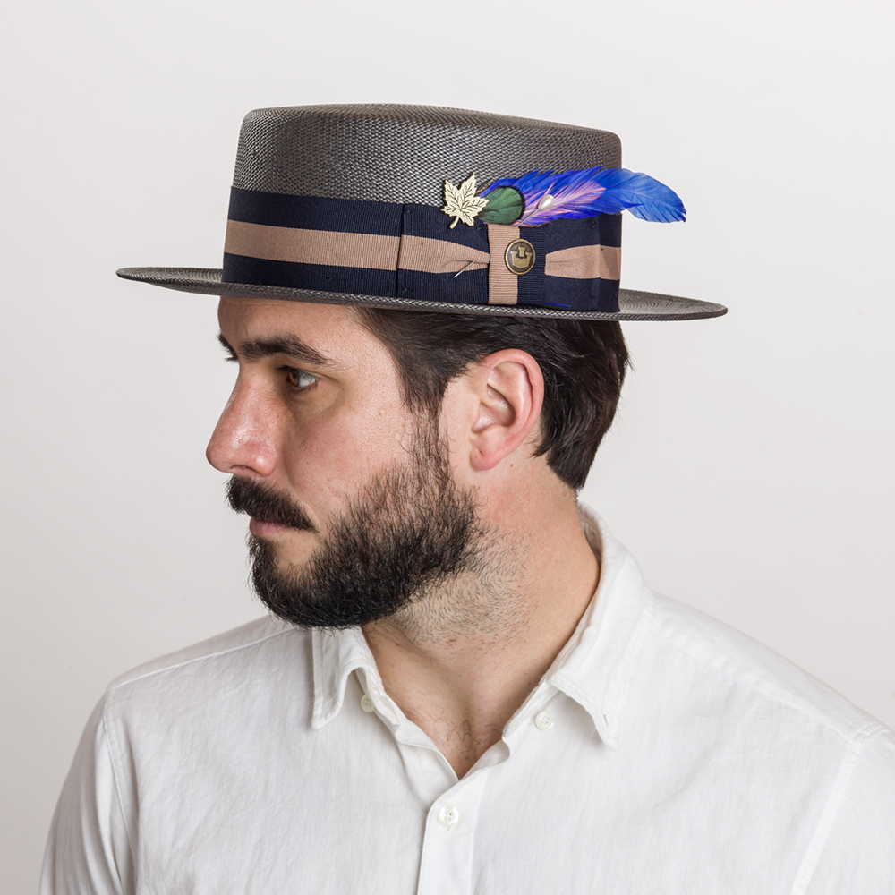 Goorin Bros. danville feather feather Blue  mens styling