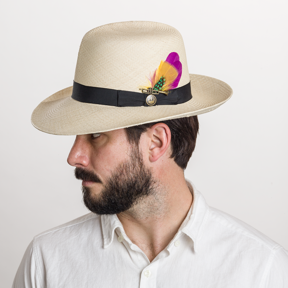 Goorin Bros. beattyville feather feather Purple  mens styling