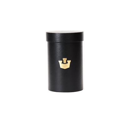 Goorin Bros. cylinder hat box small mini box Black front view