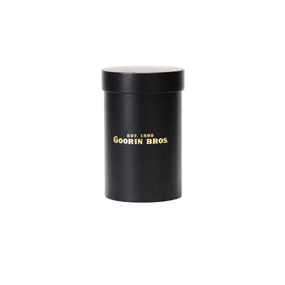 Goorin Bros. cylinder hat box small mini box Black left side view