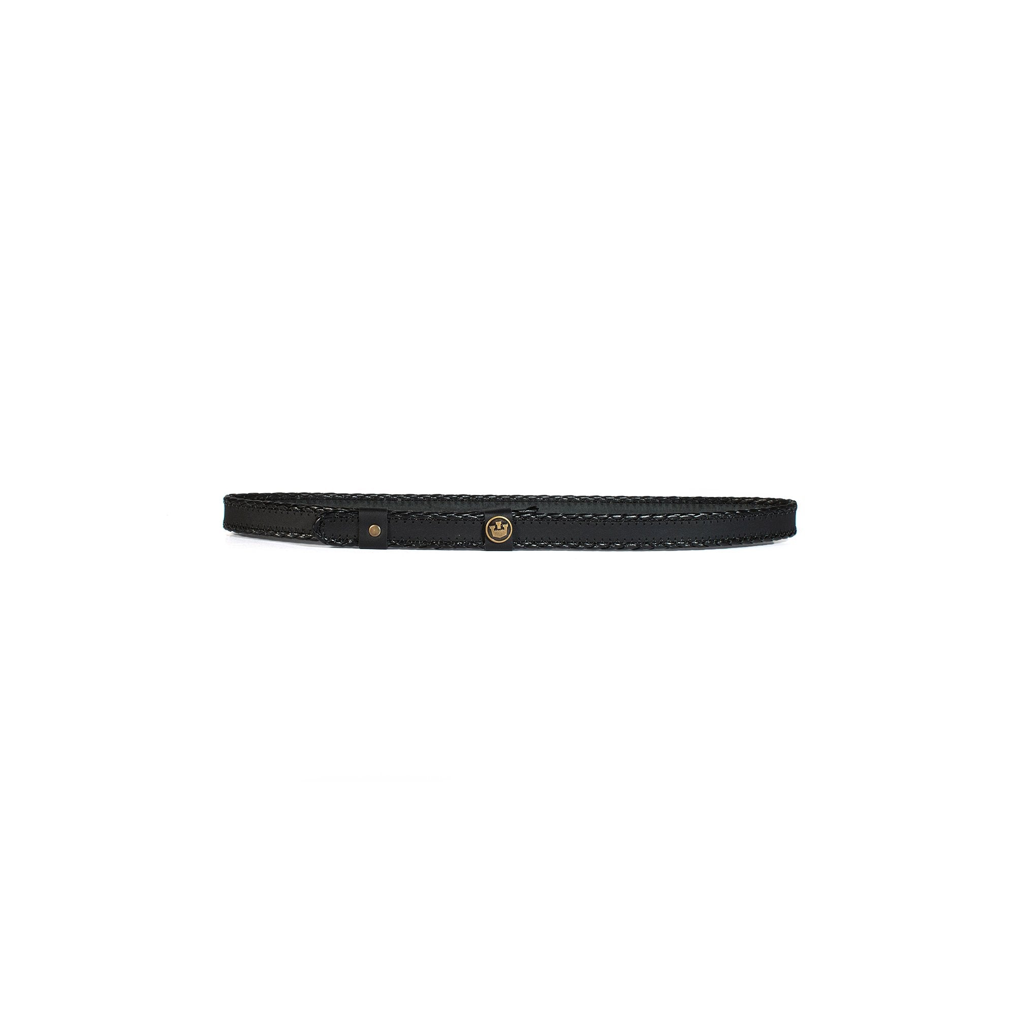 Goorin Bros. braided wonder hat band Black front view