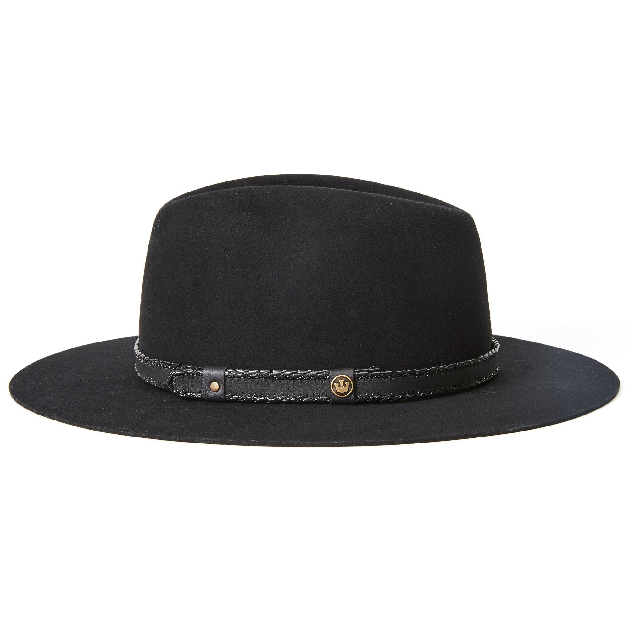 Goorin Bros. braided wonder hat band Black side view
