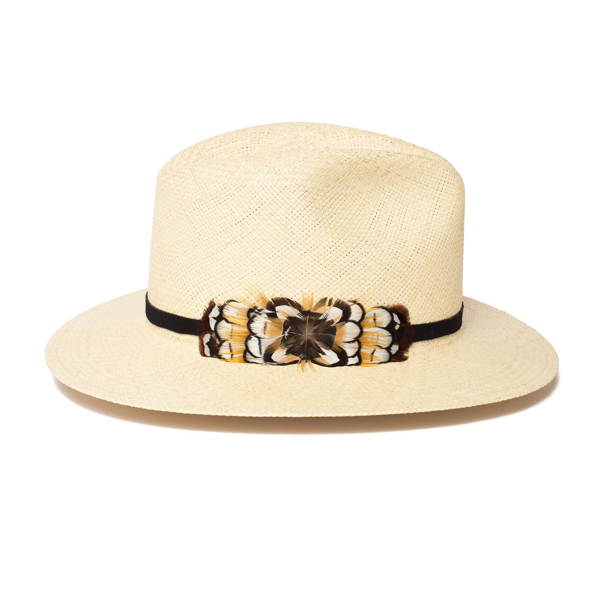 Goorin Bros. festival dreams feather Mustard side view