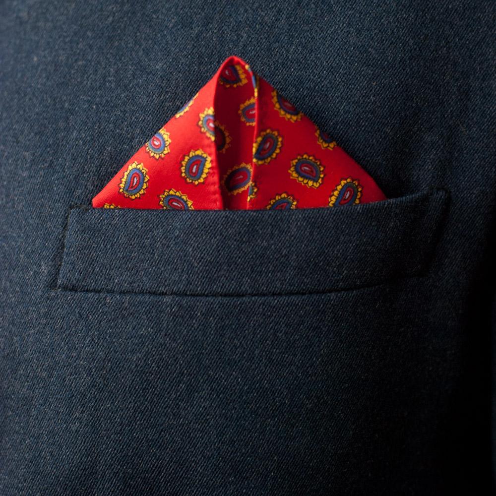 Goorin Bros. gentleman pocket square Red mens styling