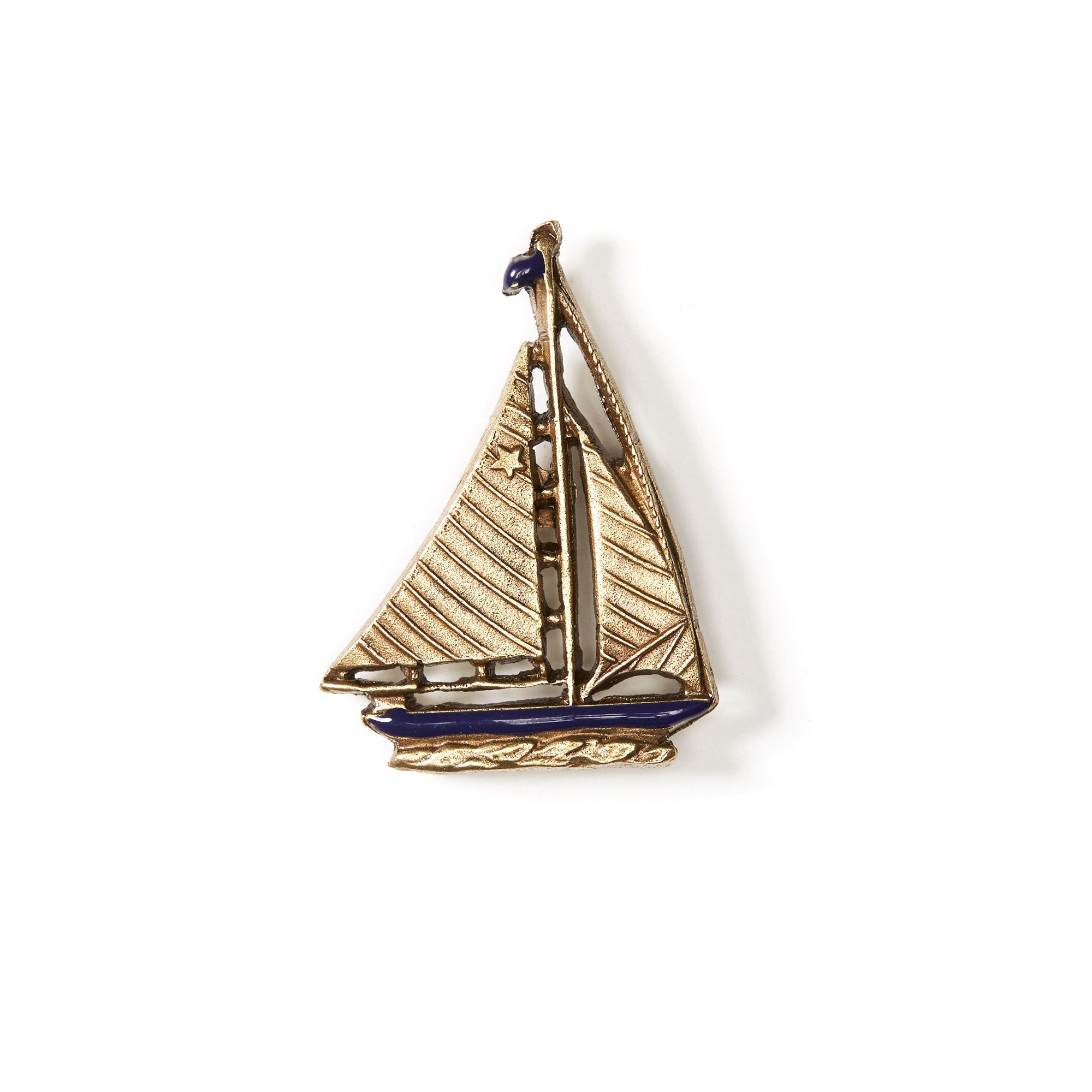 Goorin Bros. sail away hat pin Blue front view