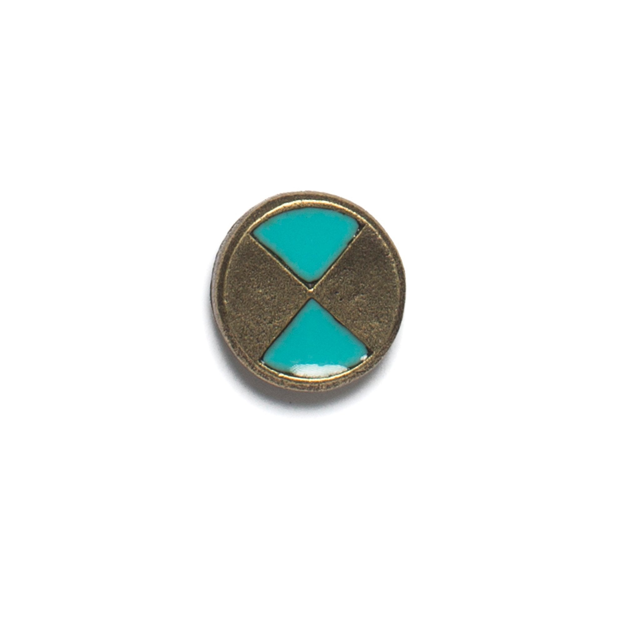 Goorin Bros. pizza party hat pin Blue front view