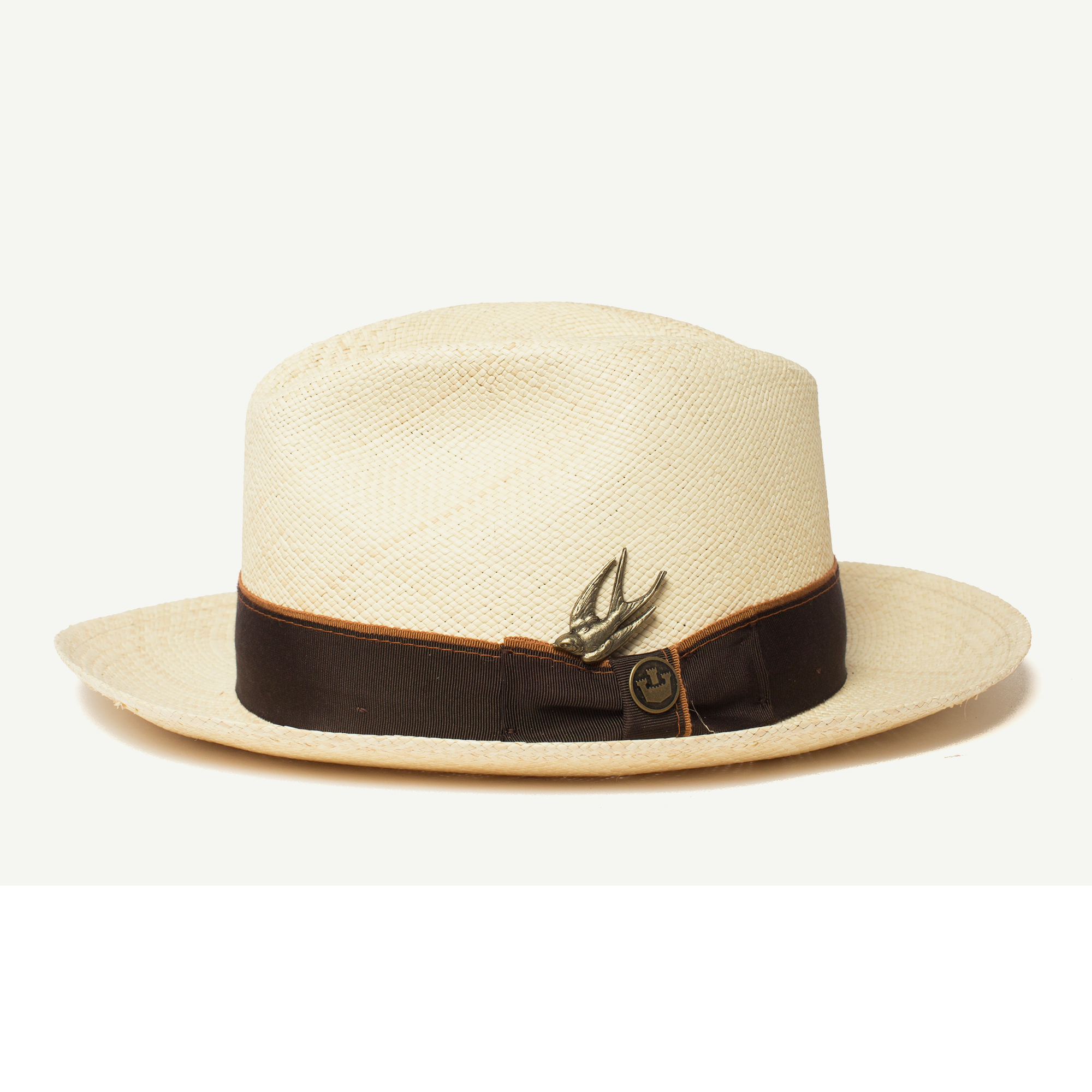 Goorin Bros. flutter hat pin Natural left side view