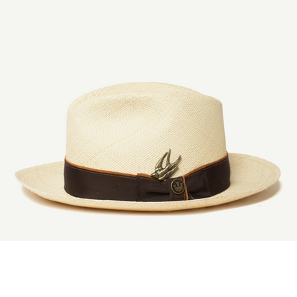 Goorin Bros. flutter hat pin Natural left side view