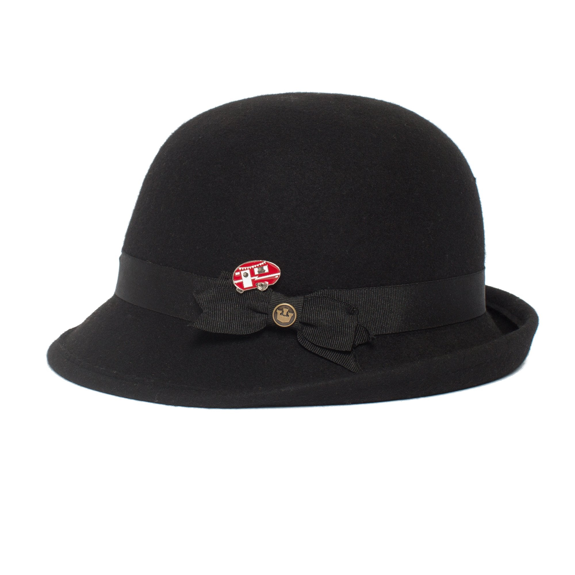 Goorin Bros. reddy betty hat pin Red left side view