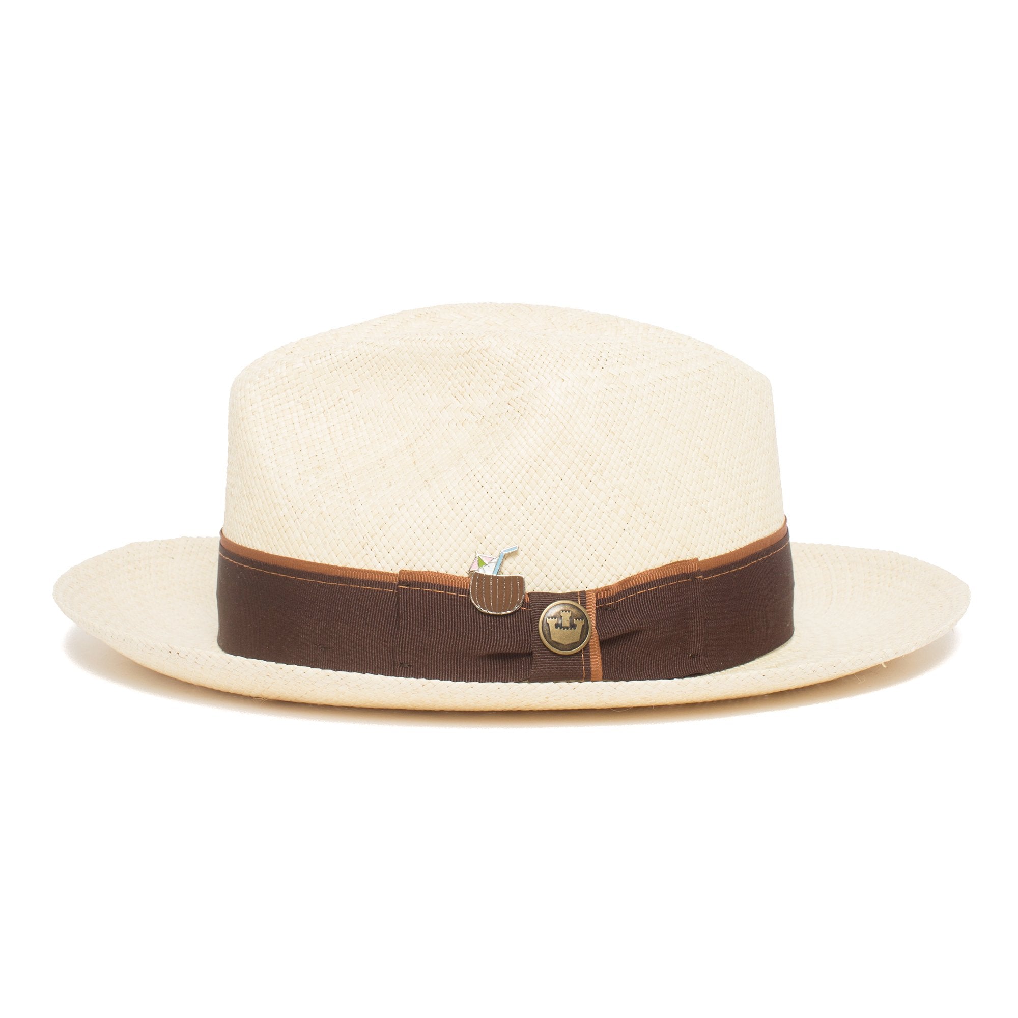 Goorin Bros. coco loco hat pin Brown left side view