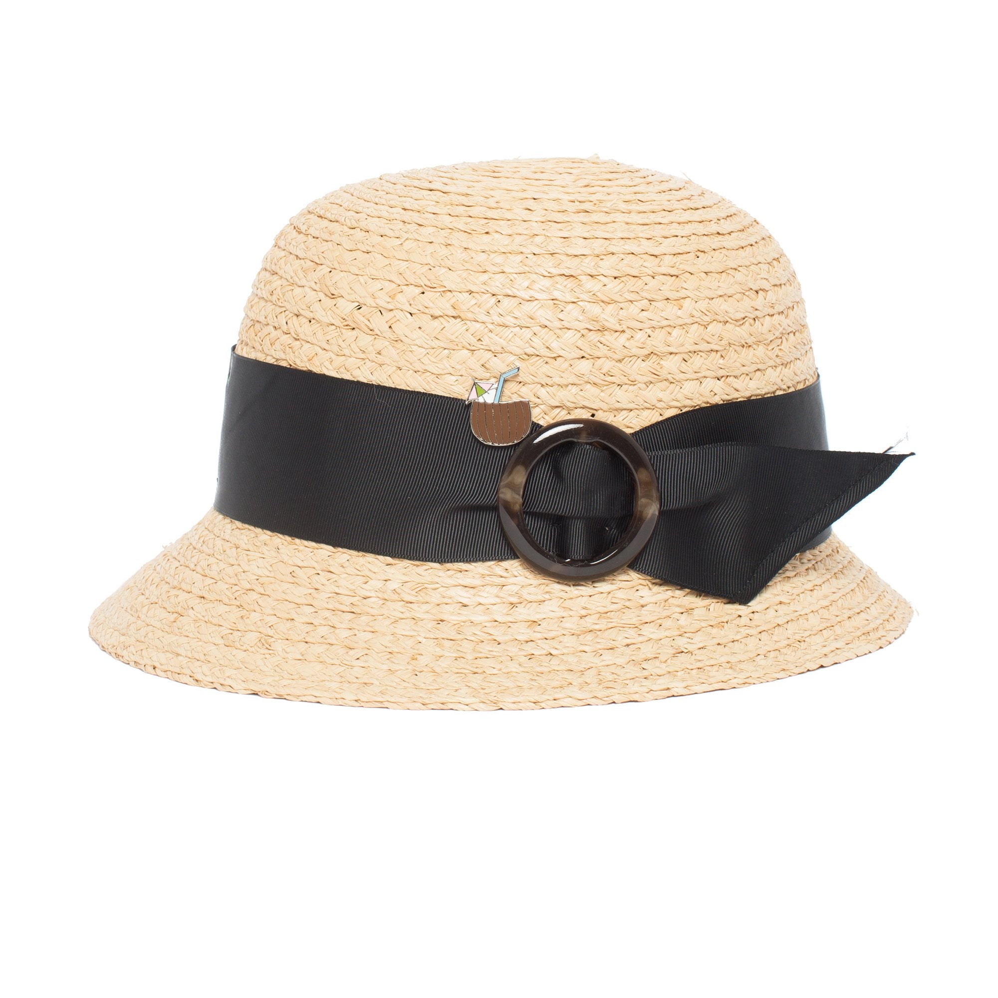 Goorin Bros. coco loco hat pin Brown side view