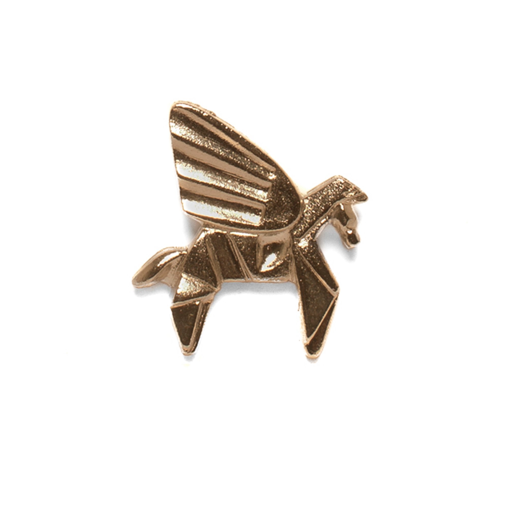 Goorin Bros. rainbow dash hat pin Gold front view