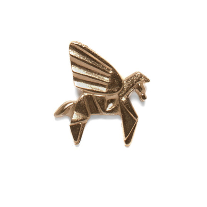 Goorin Bros. rainbow dash hat pin Gold front view