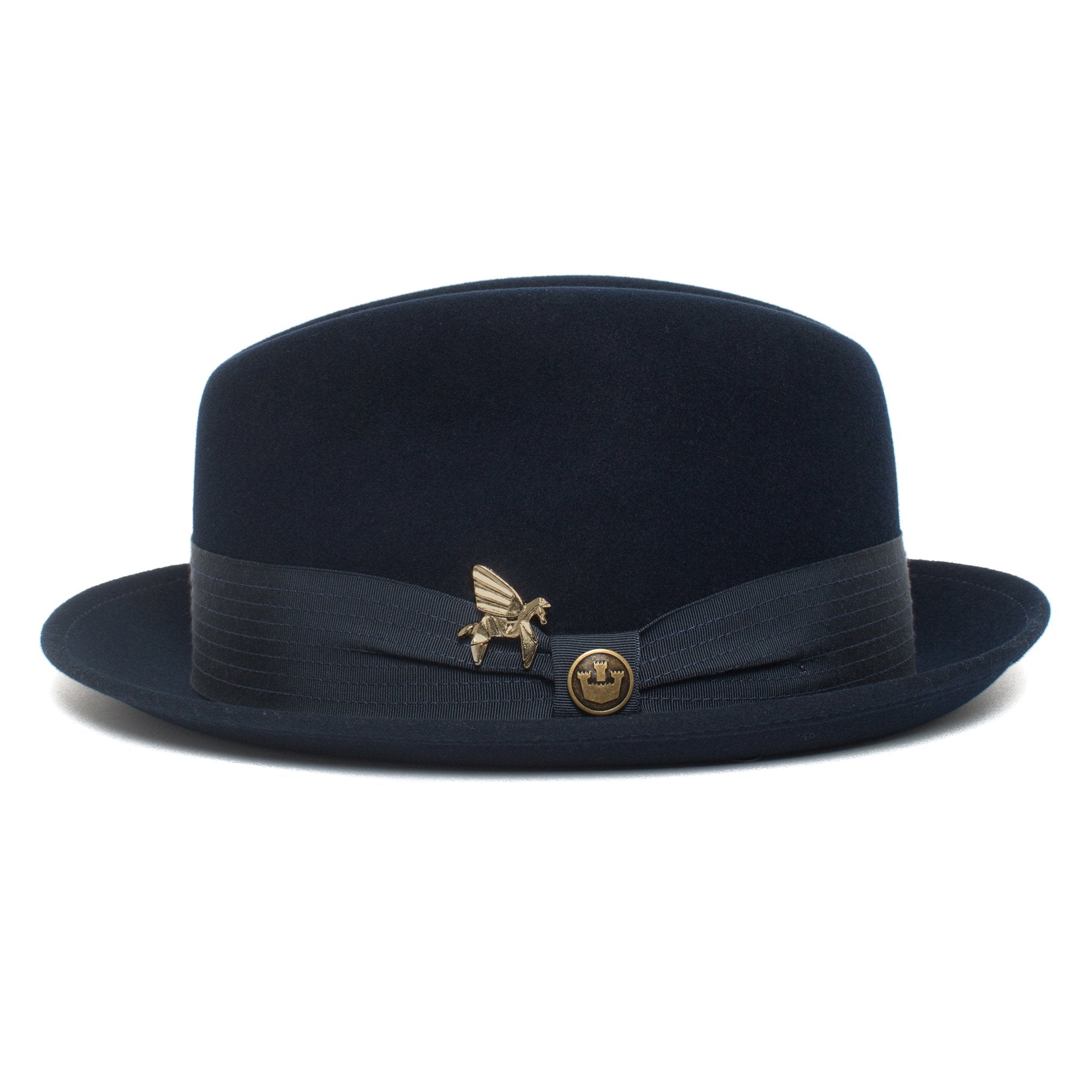 Goorin Bros. rainbow dash hat pin Gold left side view