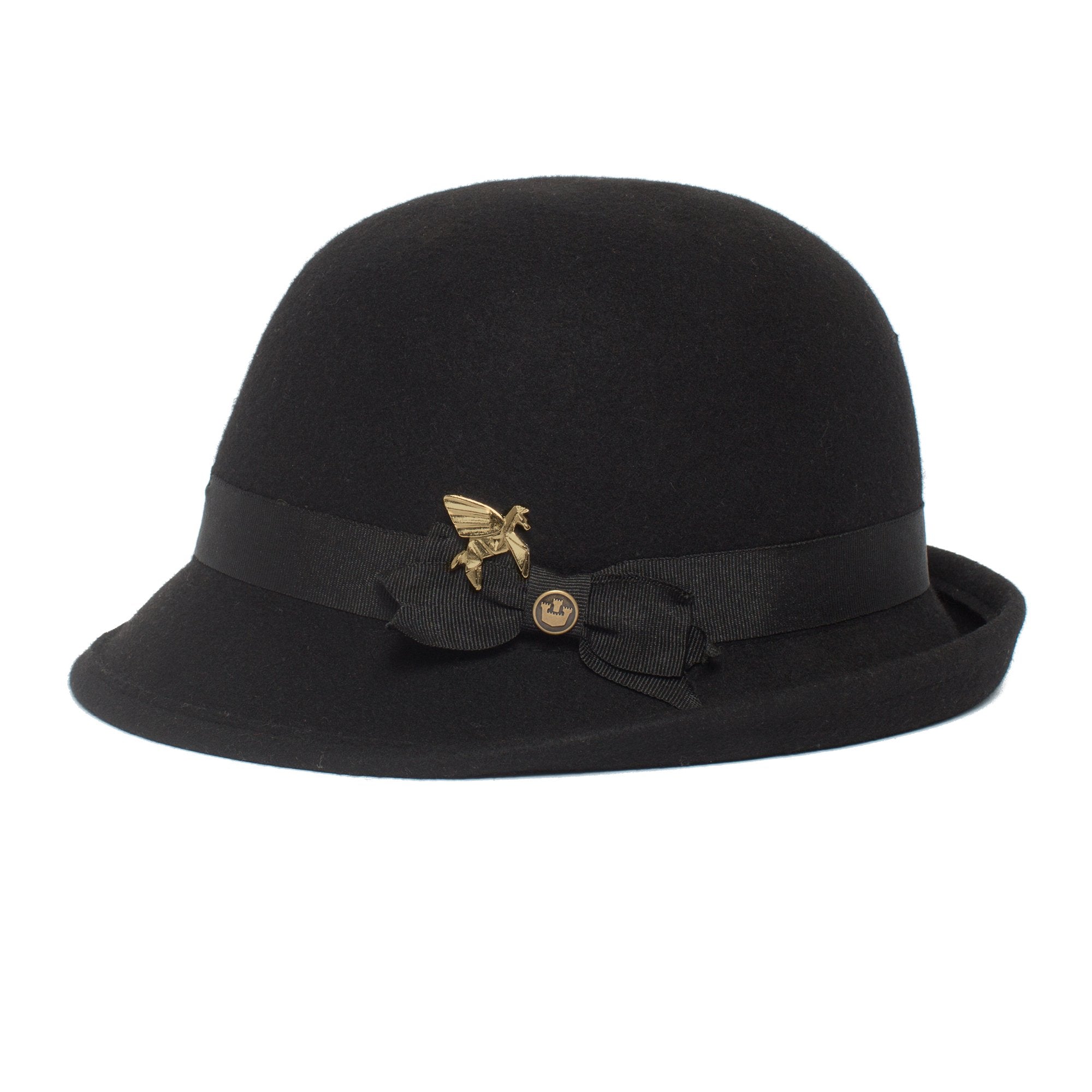Goorin Bros. rainbow dash hat pin Gold side view