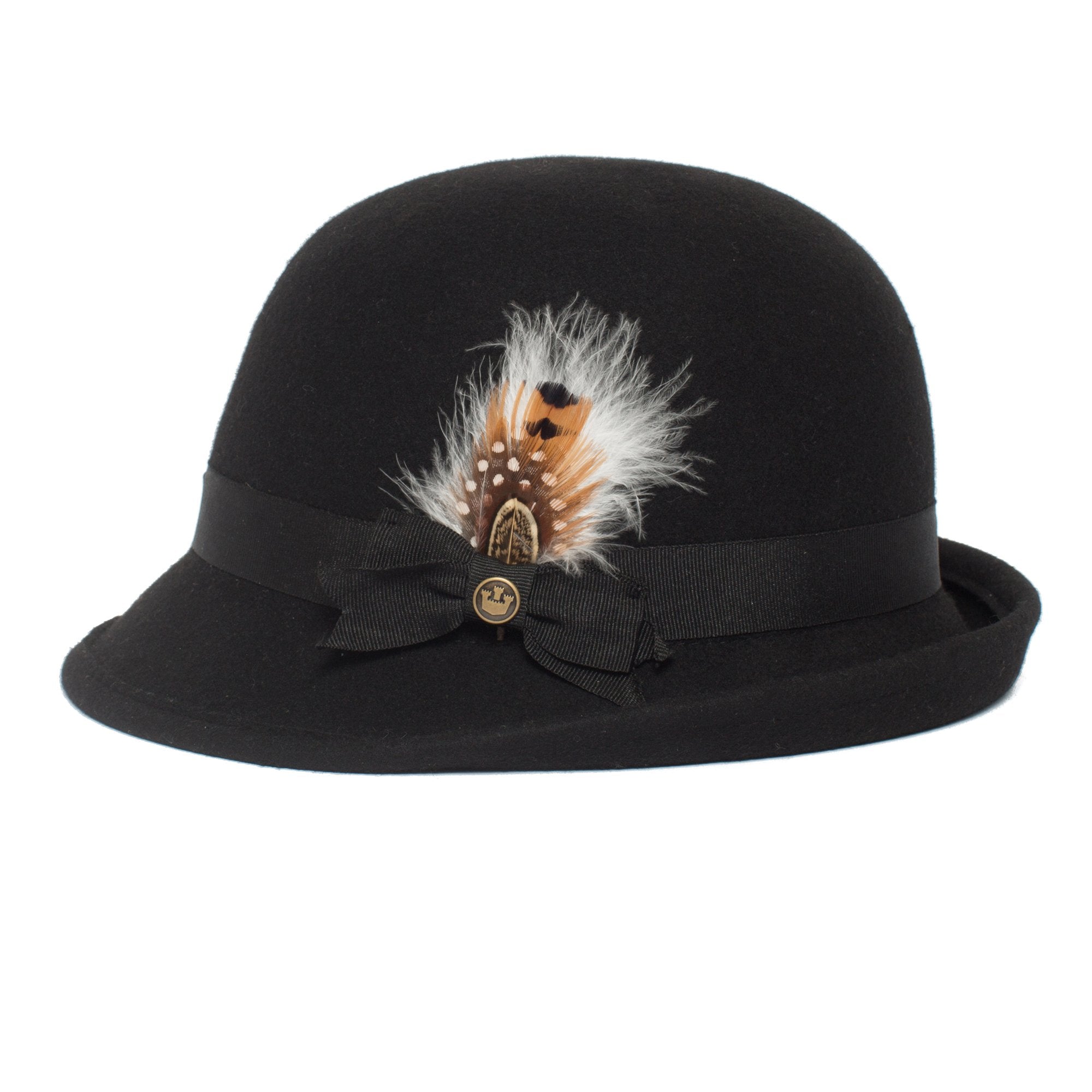 Goorin Bros. chewy feather White left side view