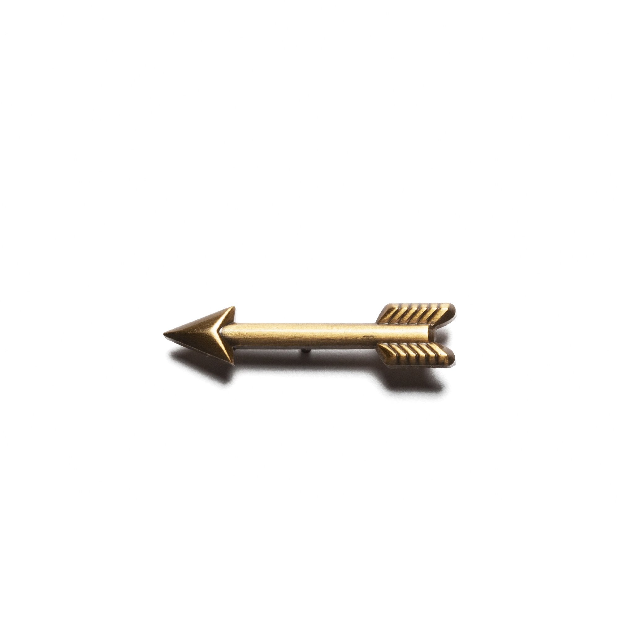 Goorin Bros. bows n arrows pin Gold front view