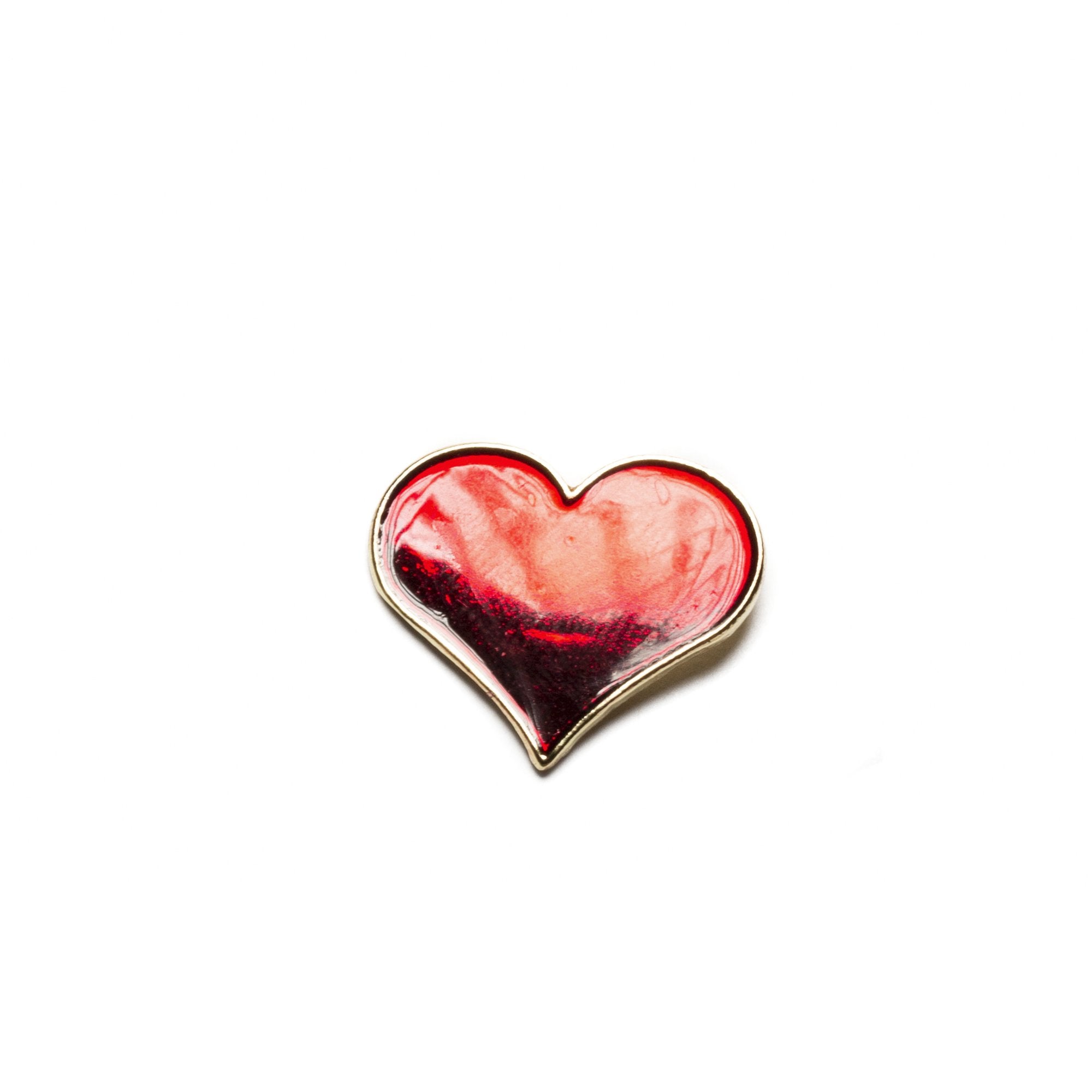 Goorin Bros. heart eyes pin Red front view