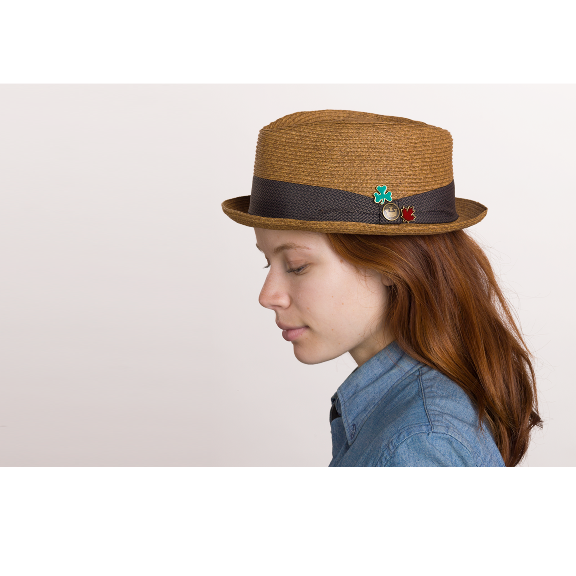 Goorin Bros. boston hat pin pin Green  womens styling