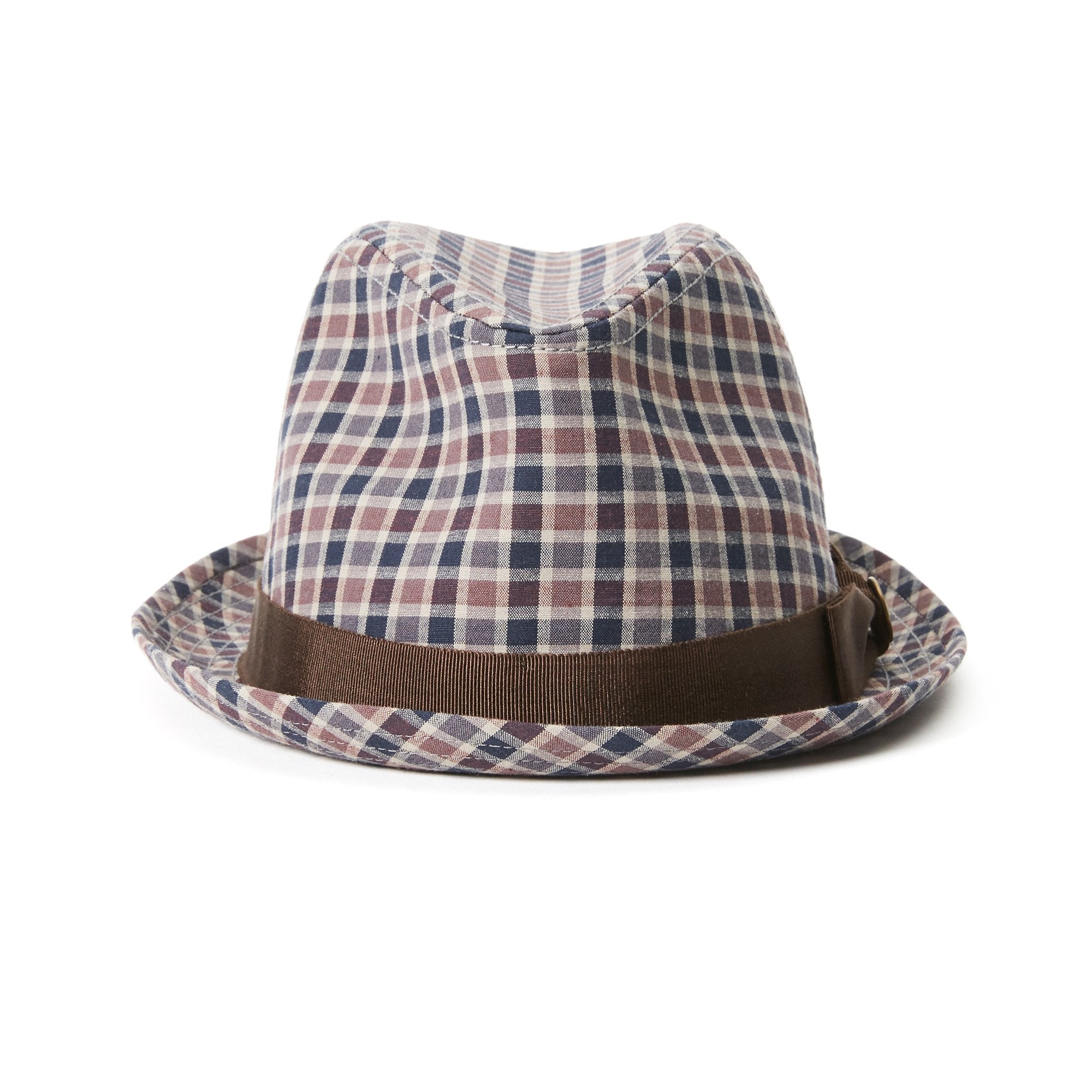 Goorin Bros. peter jones cotton flip up fedora Blue front view