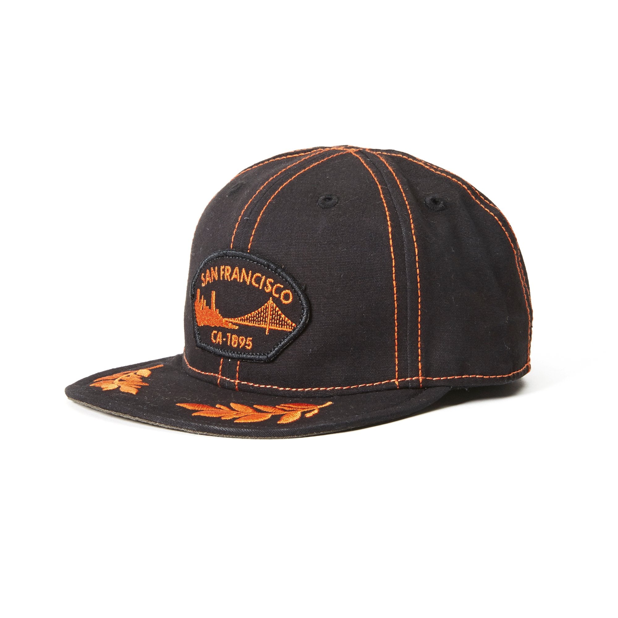 Goorin Bros. city baby cotton 6 panel baseball cap Black left side view