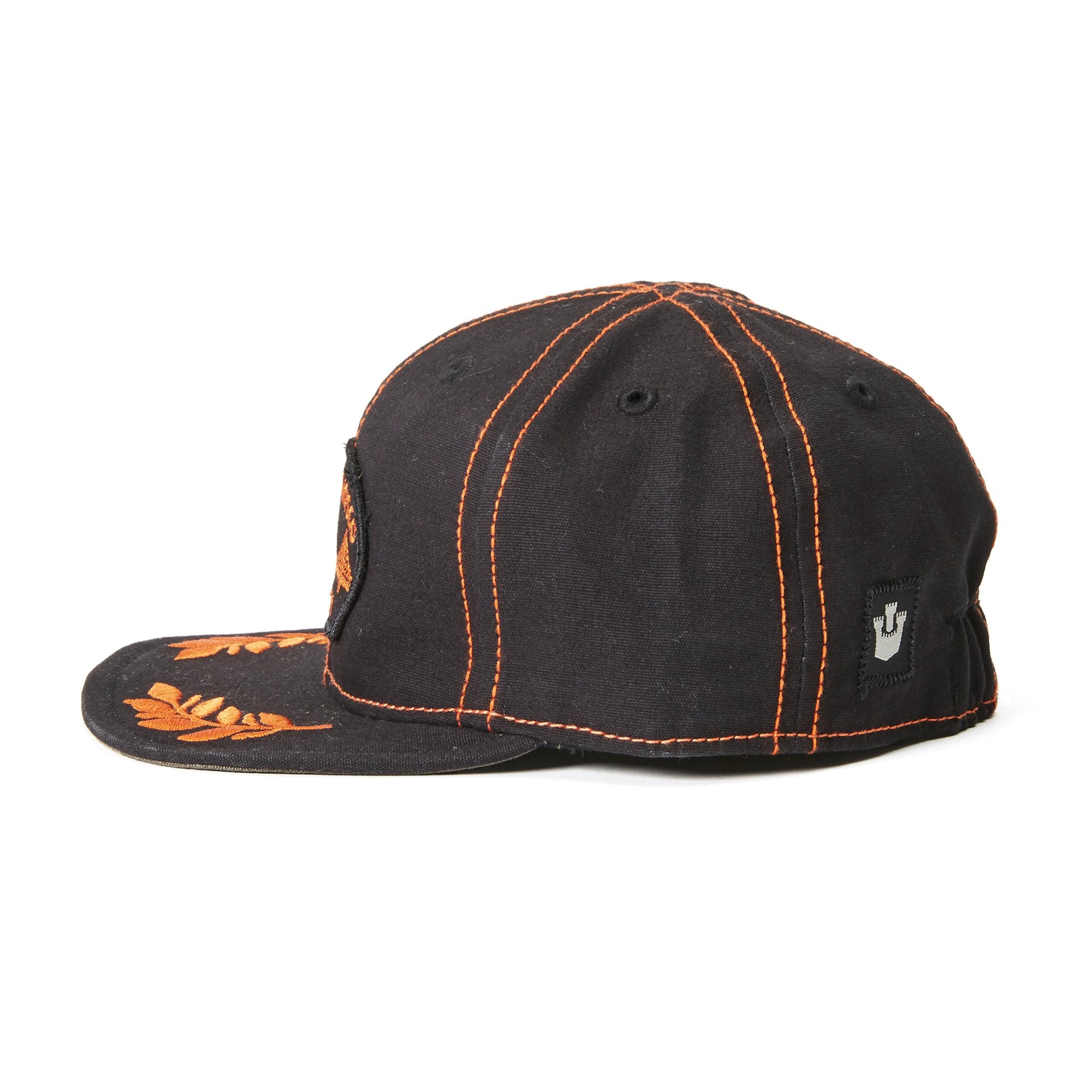 Goorin Bros. city baby cotton 6 panel baseball cap Black side view