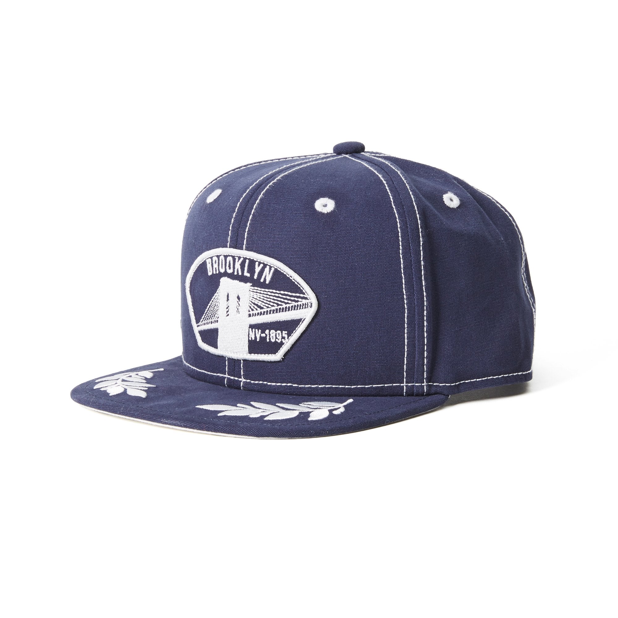 Goorin Bros. baby b cotton 6 panel baseball cap Blue left side view