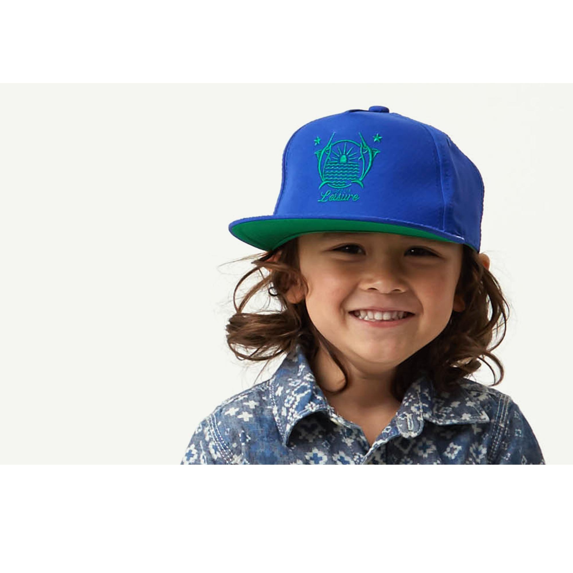 Goorin Bros. summer vacation trucker baseball cap Royal Blue  mens styling