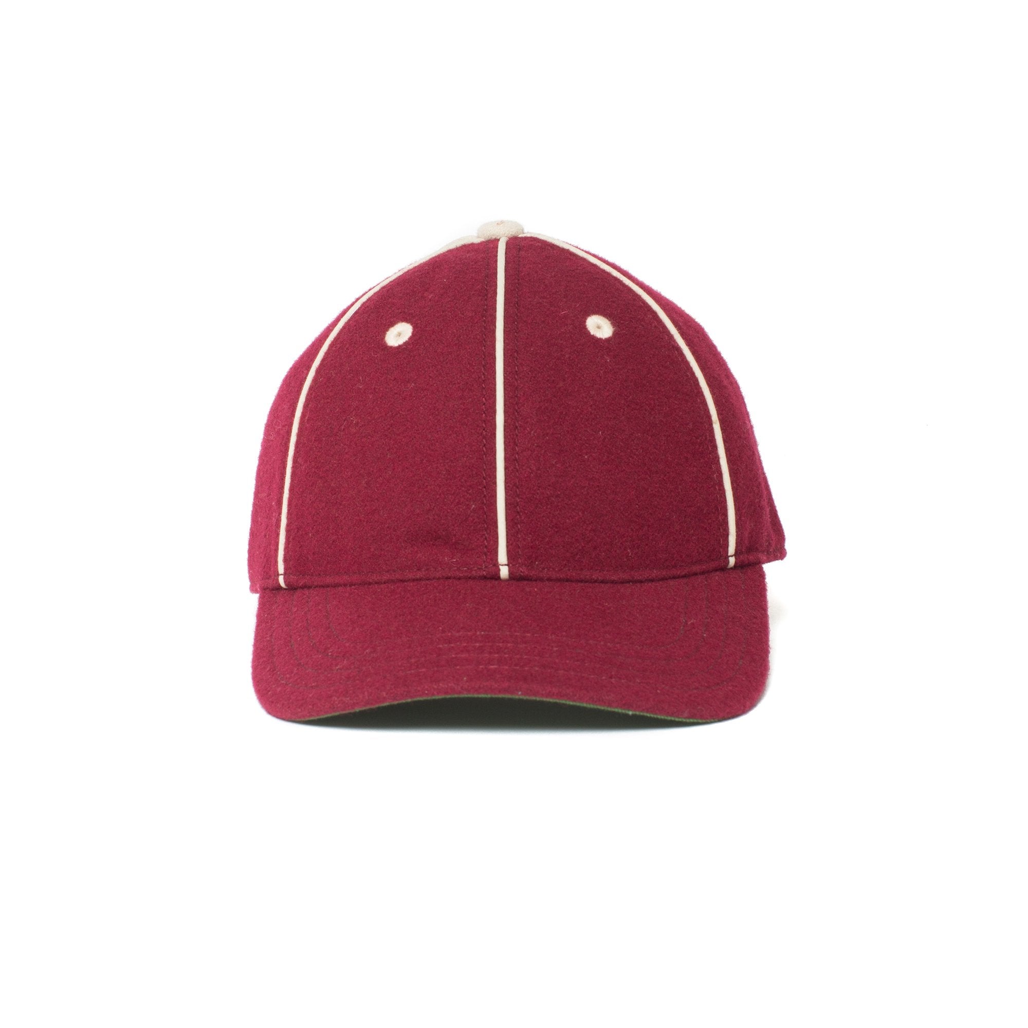Goorin Bros. big slugger wool blend 6 panel baseball cap Red front view