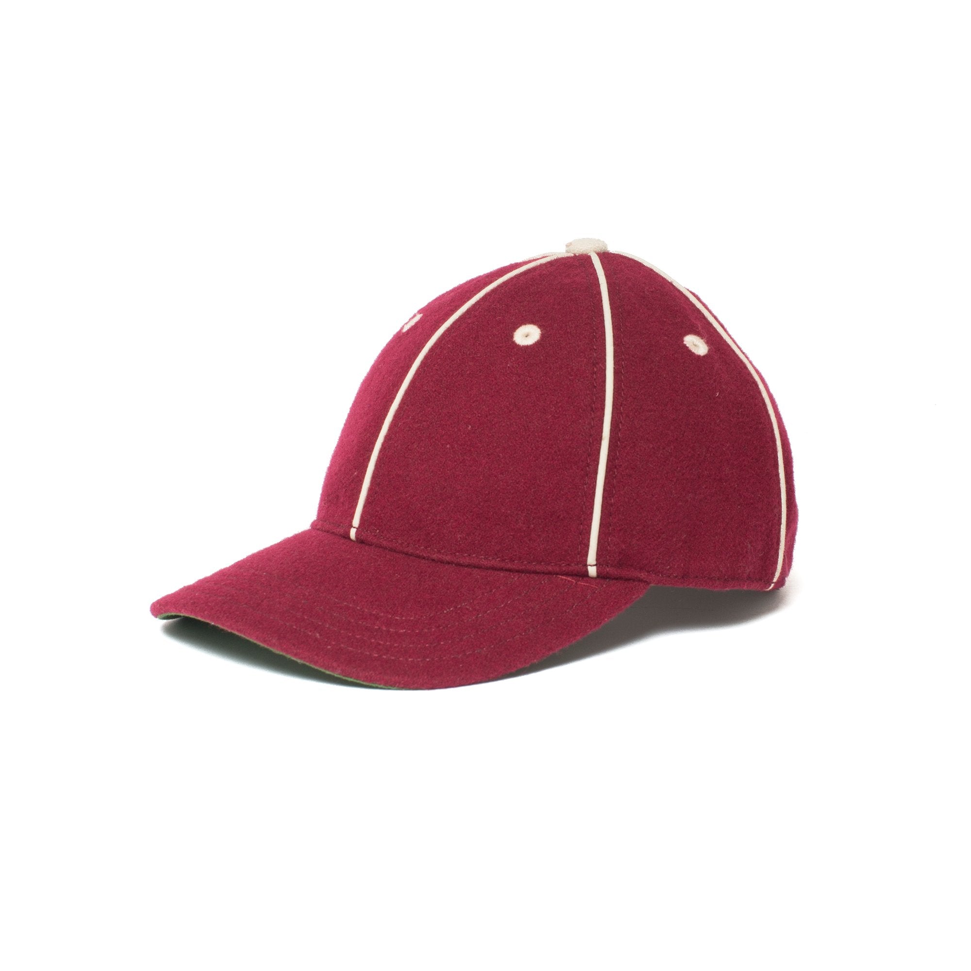 Goorin Bros. big slugger wool blend 6 panel baseball cap Red left side view