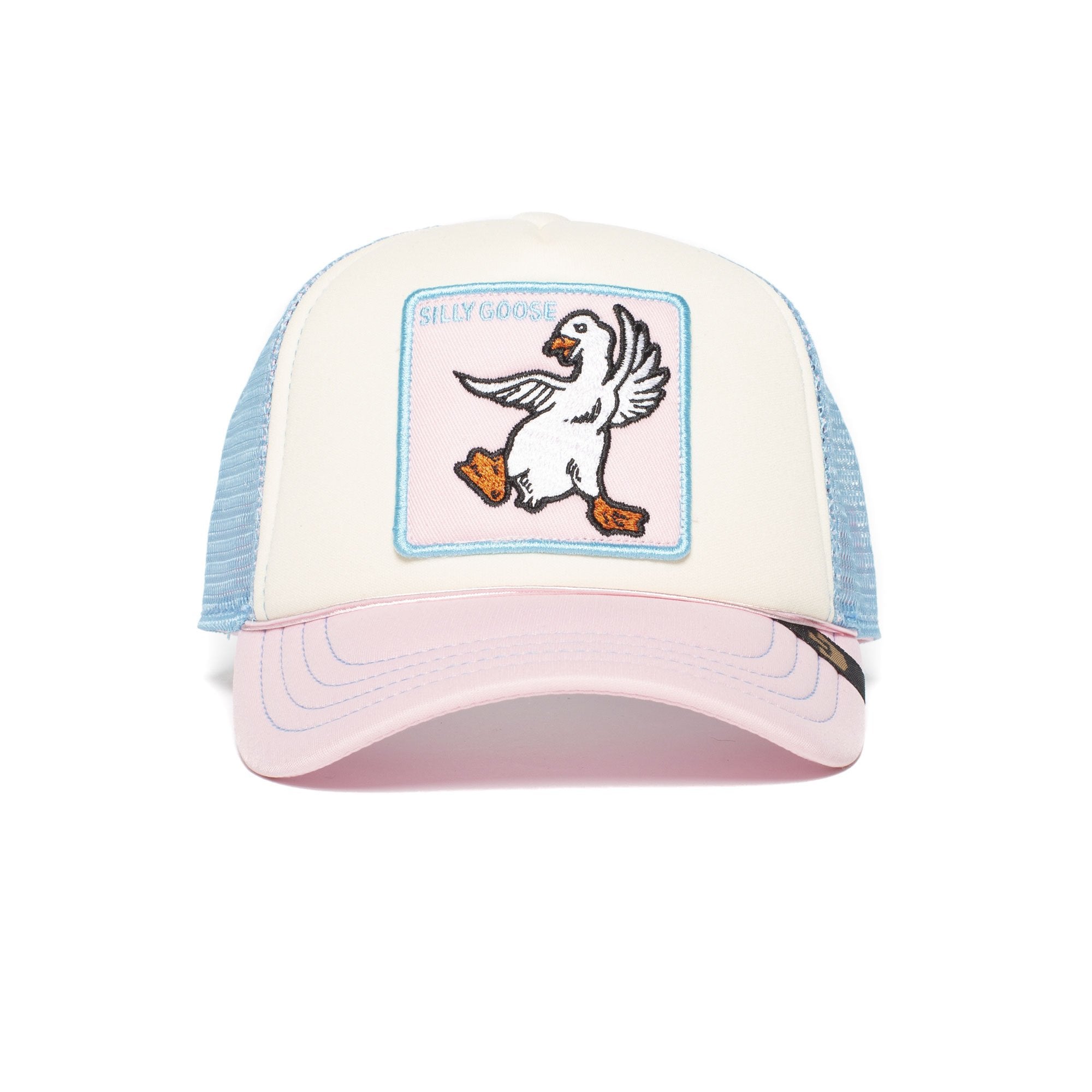 Goorin Bros. silly goose trucker baseball cap Pink front view