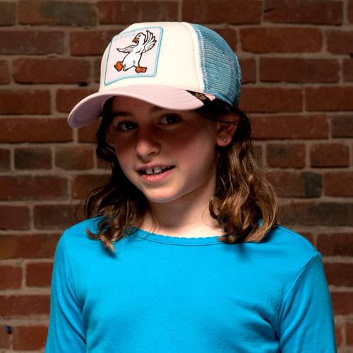 Goorin Bros. silly goose trucker baseball cap Pink  womens styling