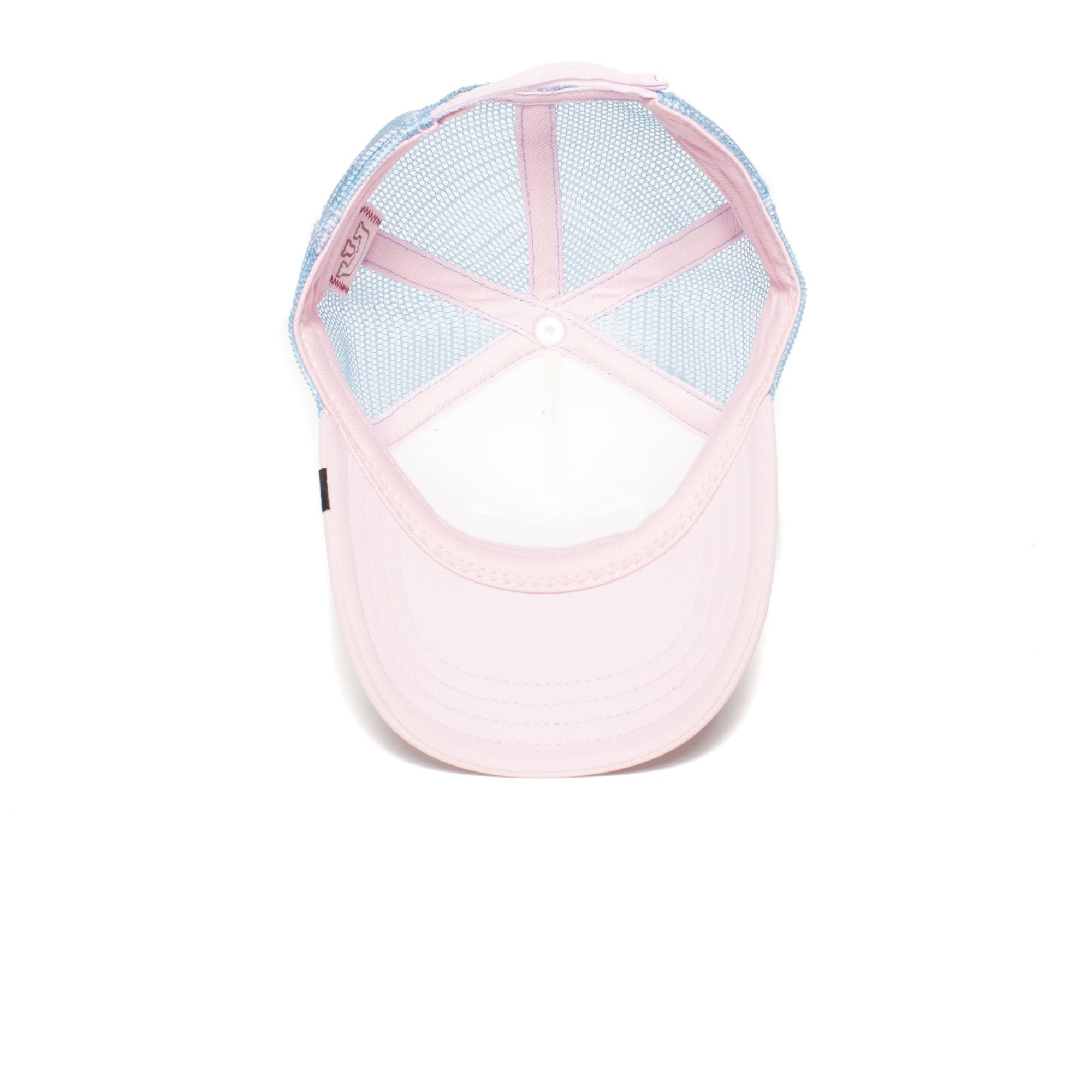 Goorin Bros. silly goose trucker baseball cap Pink under view