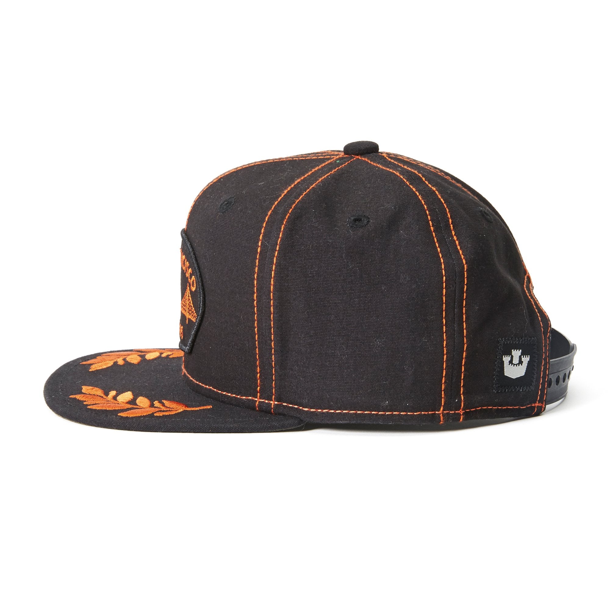 Goorin Bros. city kid cotton 6 panel baseball cap Black side view