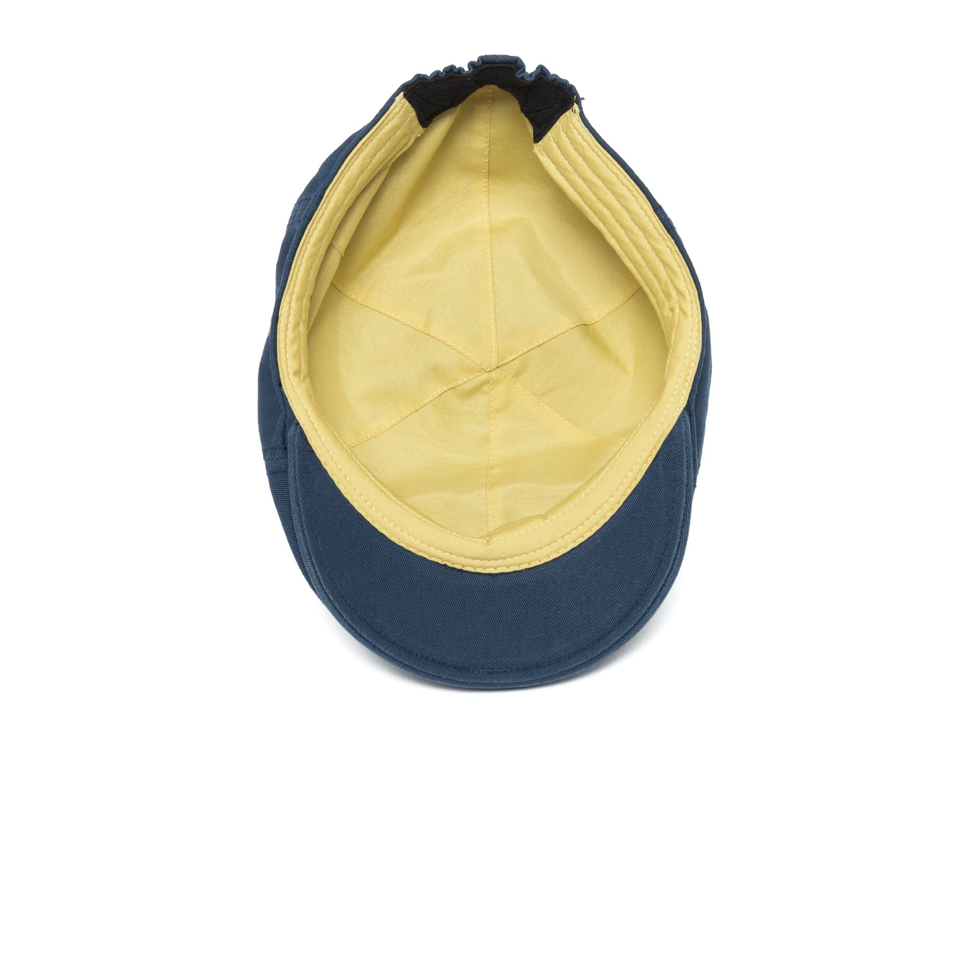 Goorin Bros. hamburger cotton ivy flatcap Navy under view
