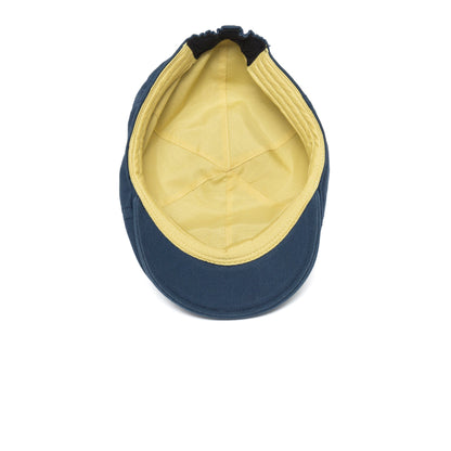 Goorin Bros. hamburger cotton ivy flatcap Navy under view